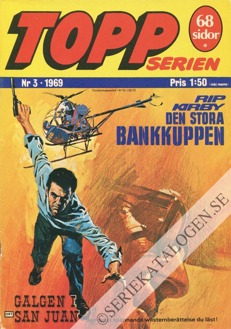 Framsida på Toppserien #3 (1969)