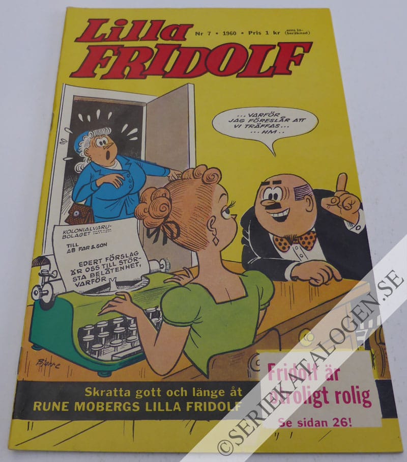 Framsida på Lilla Fridolf #7 (1960)