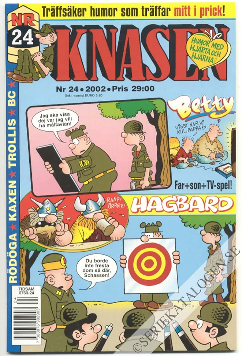 Framsida på Knasen #24 (2002)