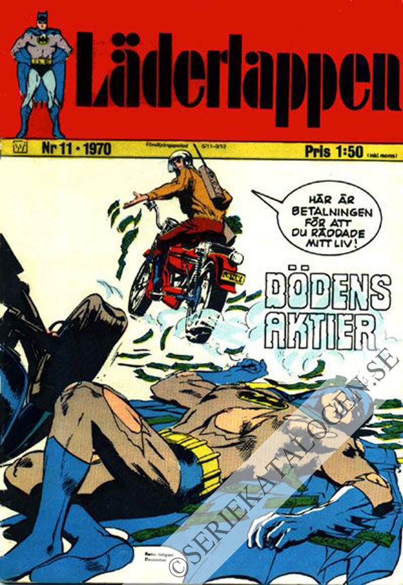 Framsida på Läderlappen och Robin #11 (1970)