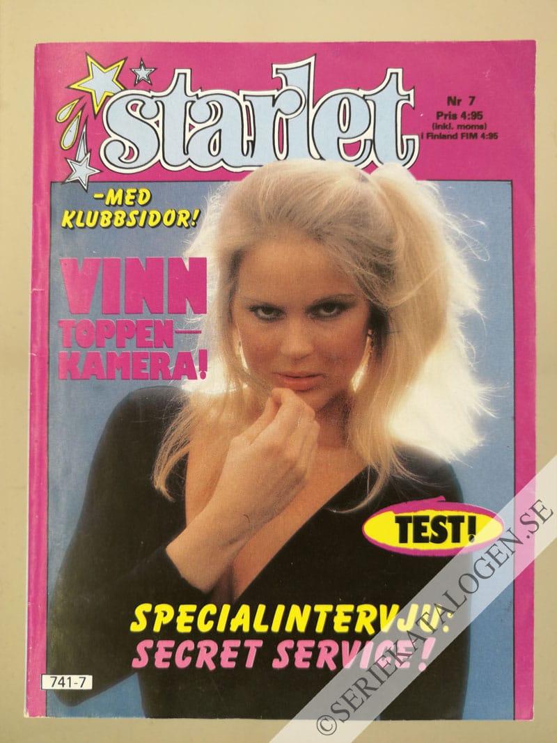 Framsida på Starlet #7 (1984)