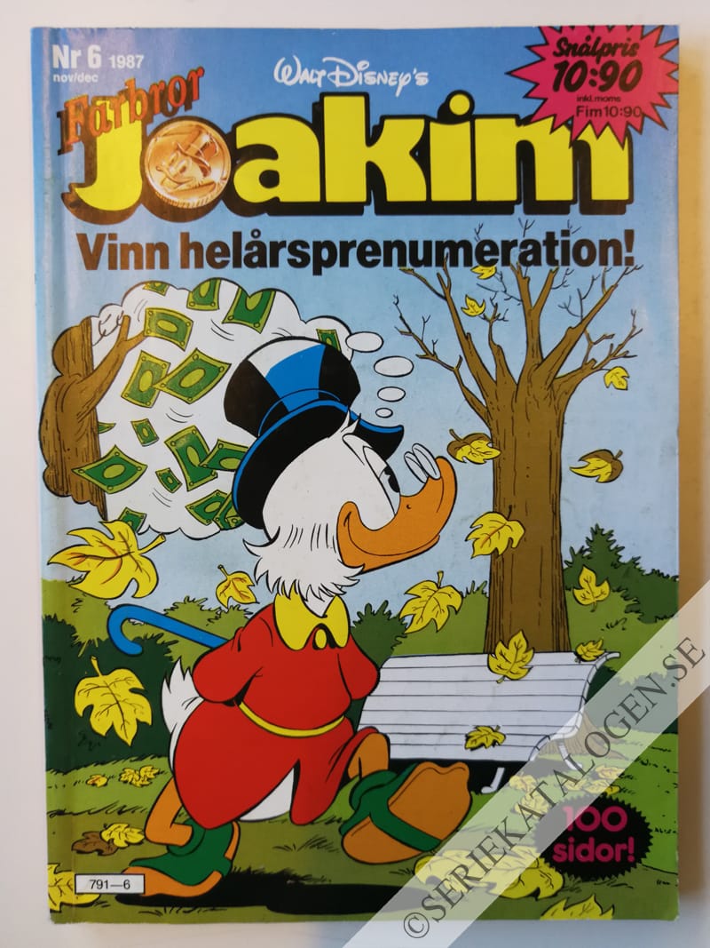 Framsida på Joakim #6 (1987)