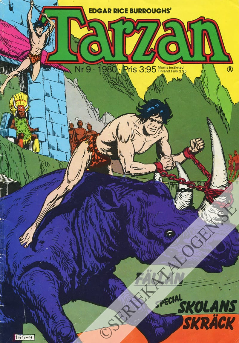 Framsida på Tarzan #9 (1980)