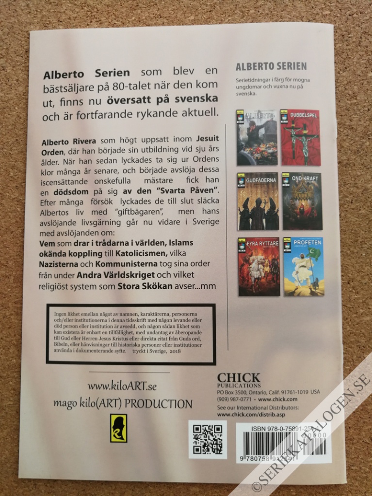 Baksida på Alberto (2018)
