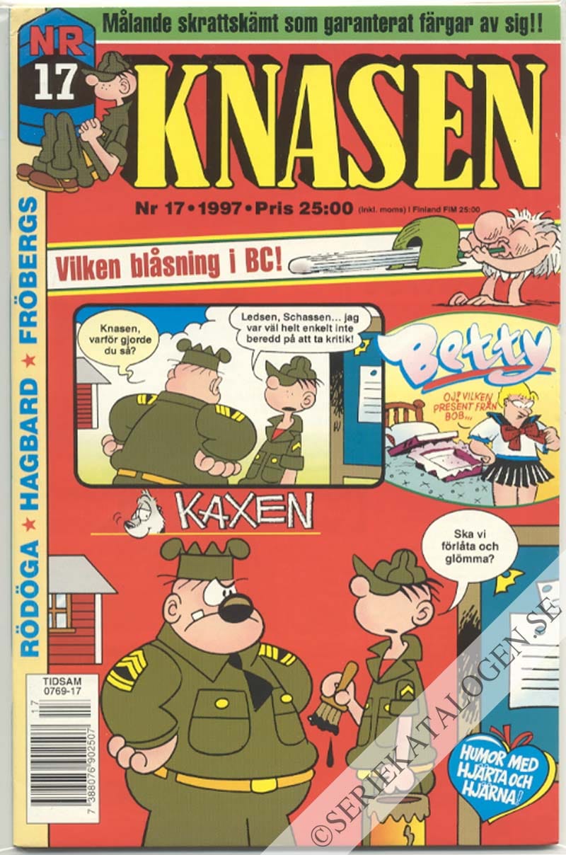 Framsida på Knasen #17 (1997)
