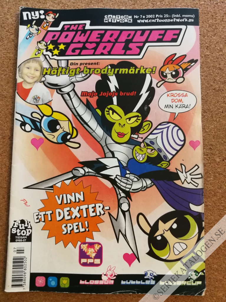 Framsida på The Powerpuff Girls #7 (2002)