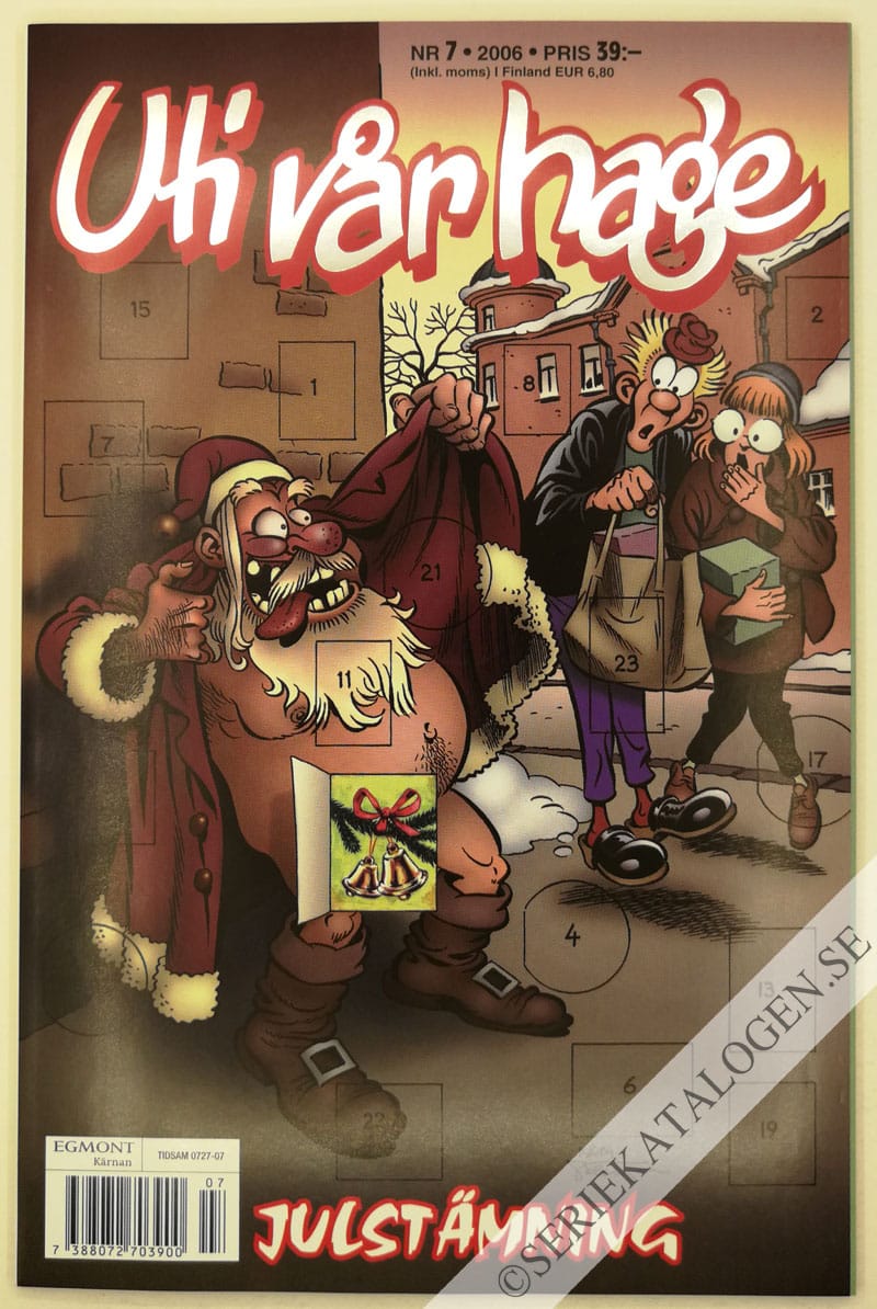 Framsida på Uti vår hage Julstämning (2006)