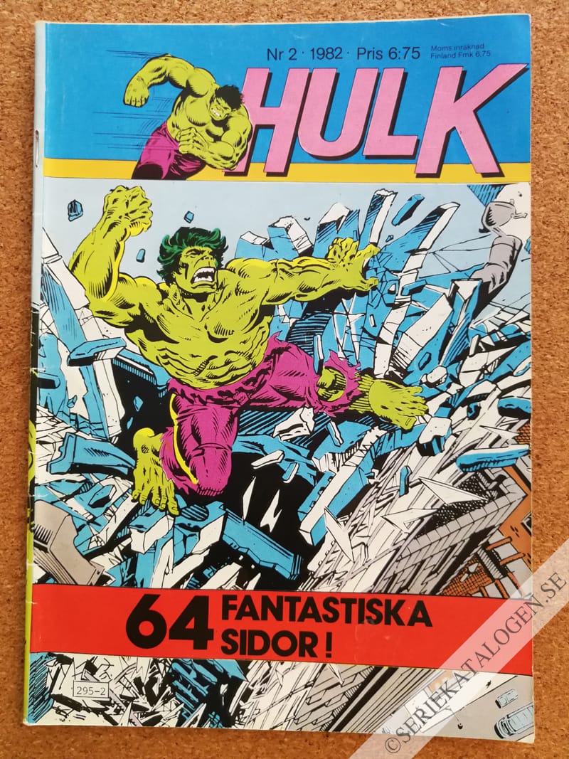 Framsida på Hulk #2 (1982)