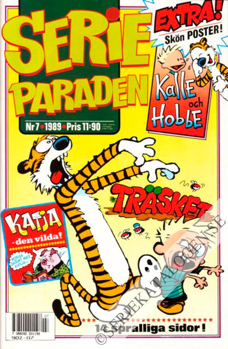 Framsida på Serie-paraden #7 (1989)