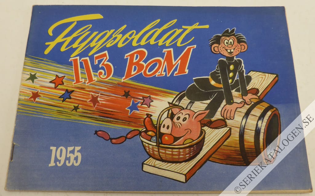 Framsida på Flygsoldat 113 Bom # (1955)