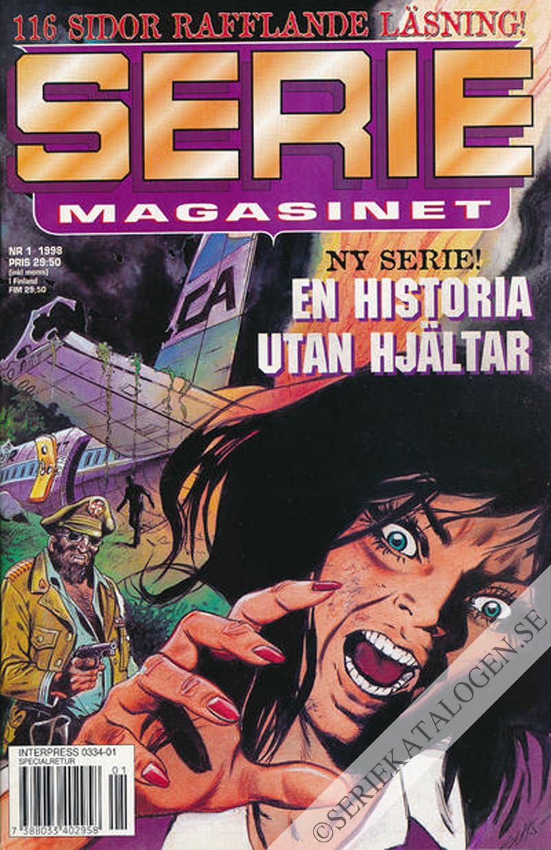 Framsida på Seriemagasinet #1 (1998)