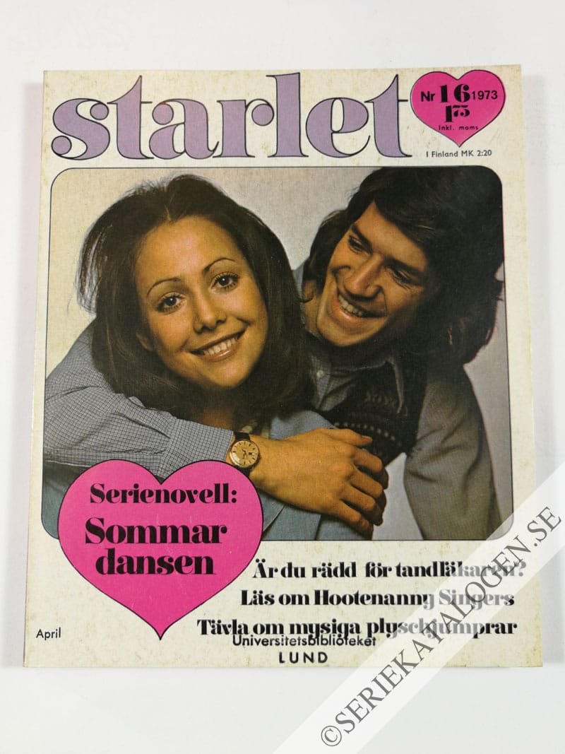 Framsida på Starlet #16 (1973)