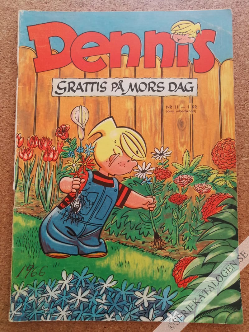 Framsida på Dennis #11 (1966)