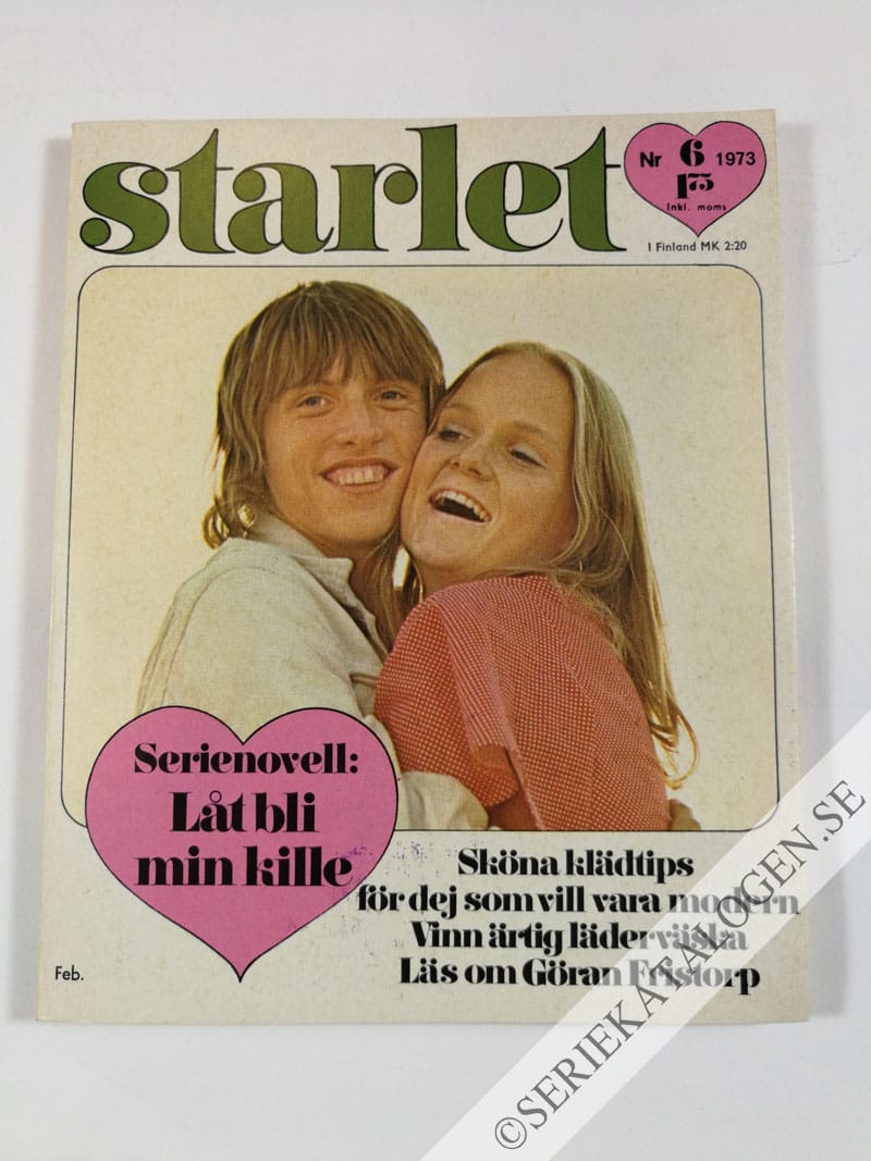 Framsida på Starlet #6 (1973)
