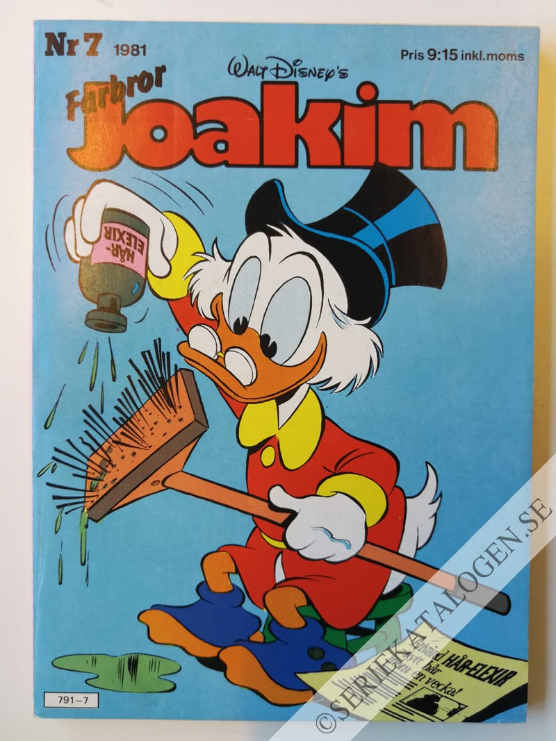 Framsida på Joakim #7 (1981)