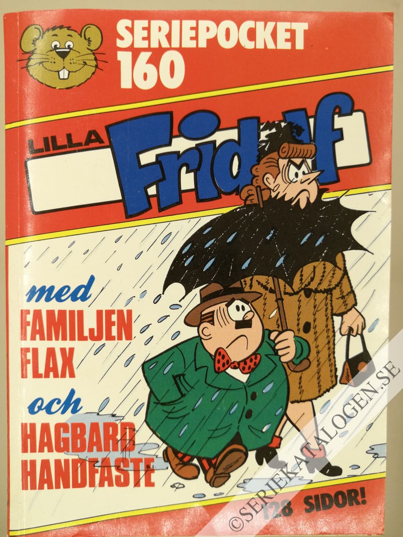 Framsida på Seriepocket #160 - Lilla Fridolf (1986)