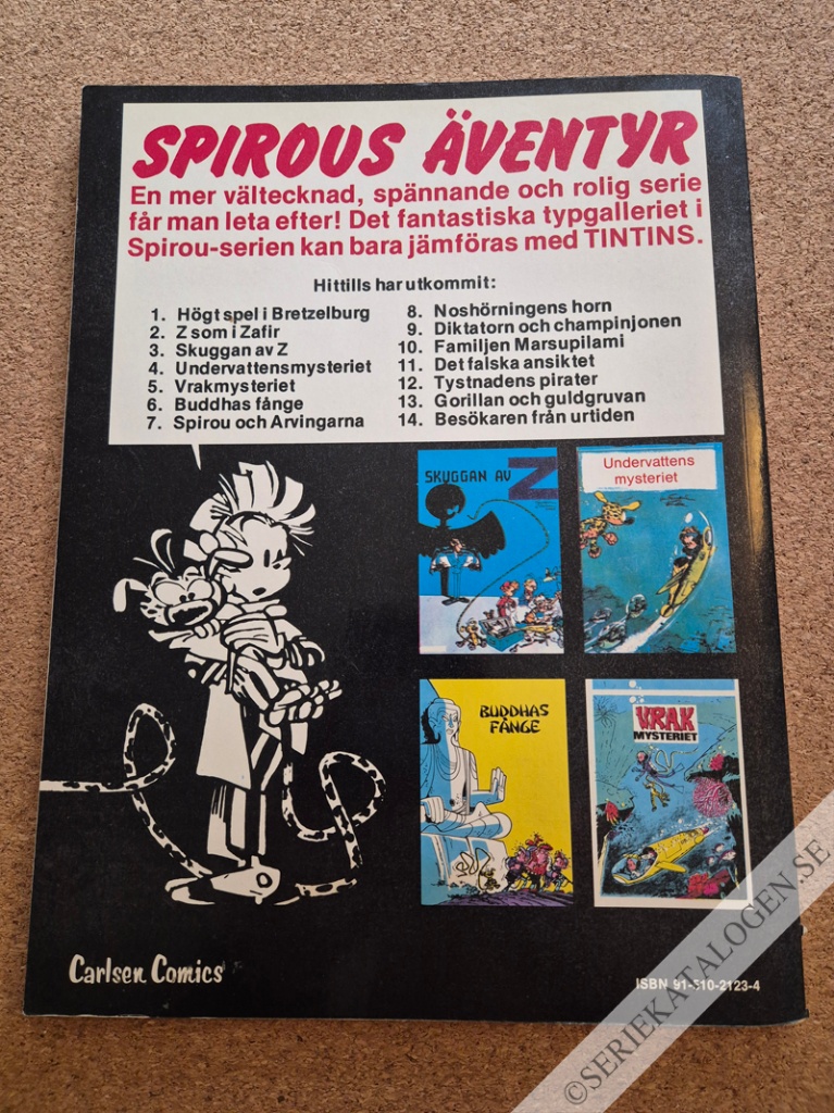 Baksida på Besökaren från urtiden (1978)