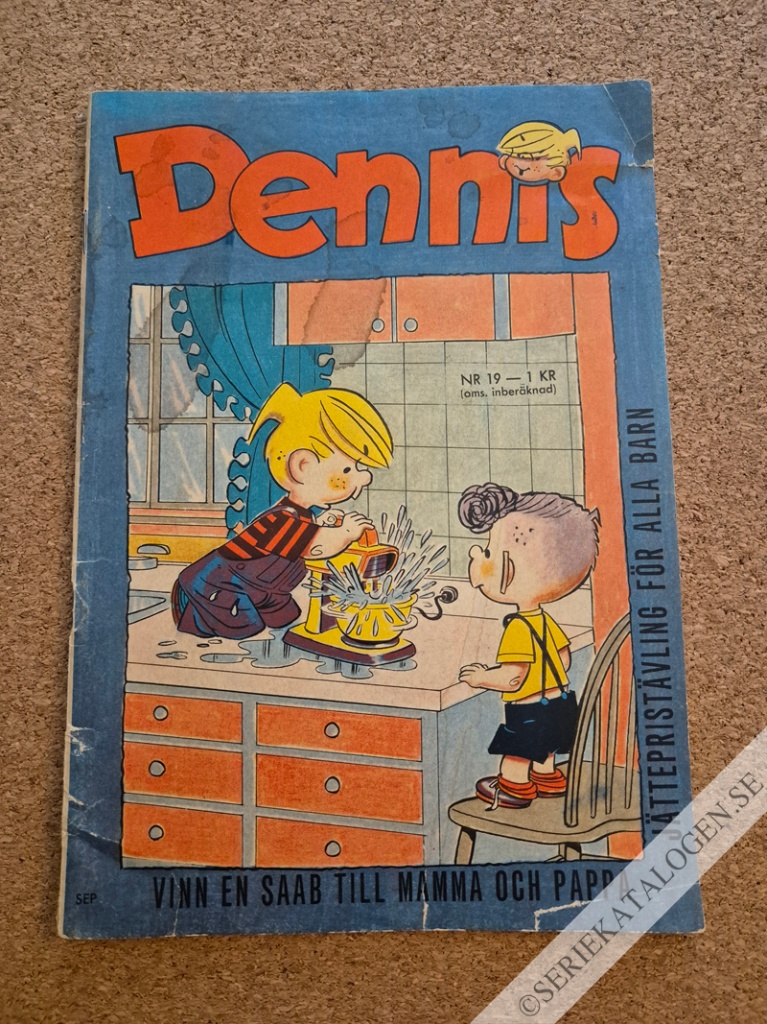 Framsida på Dennis #19 (1965)