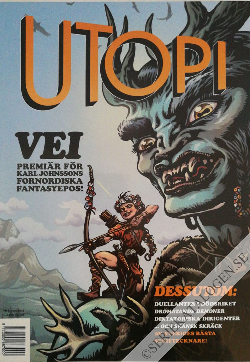 Framsida på Utopi magasin #6 (2012)