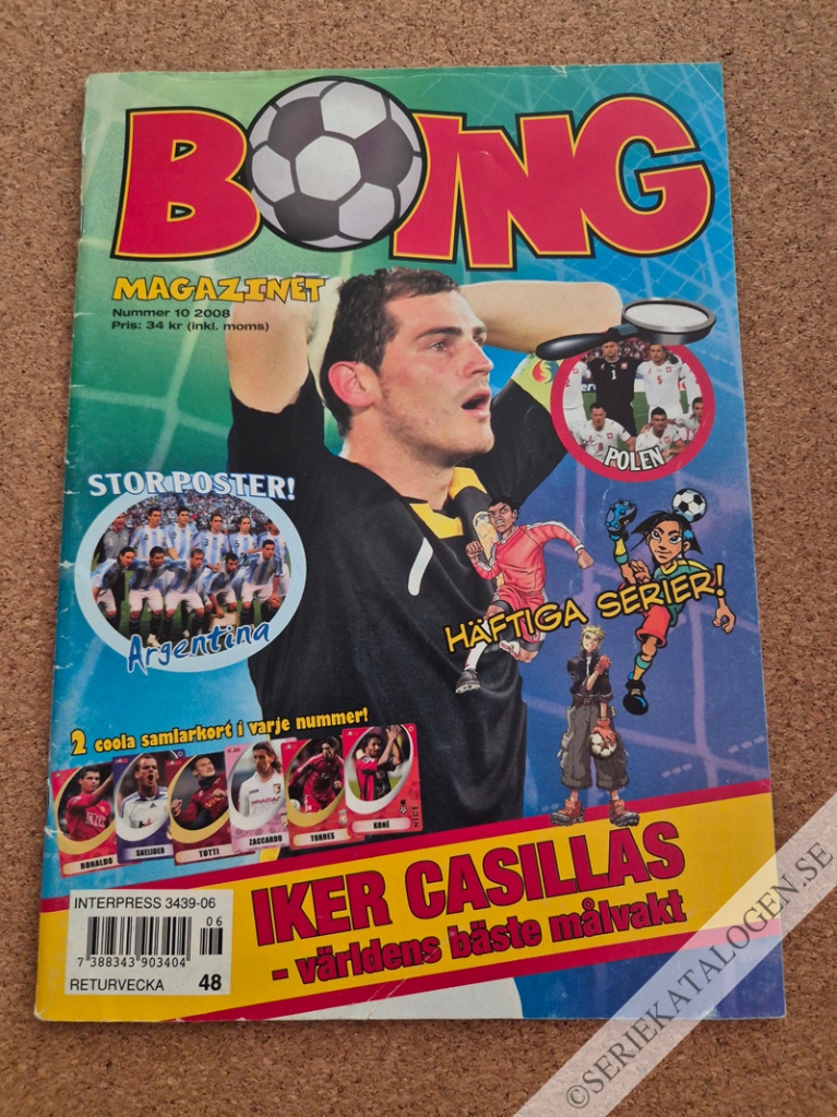 Framsida på Boing #10 (2008)
