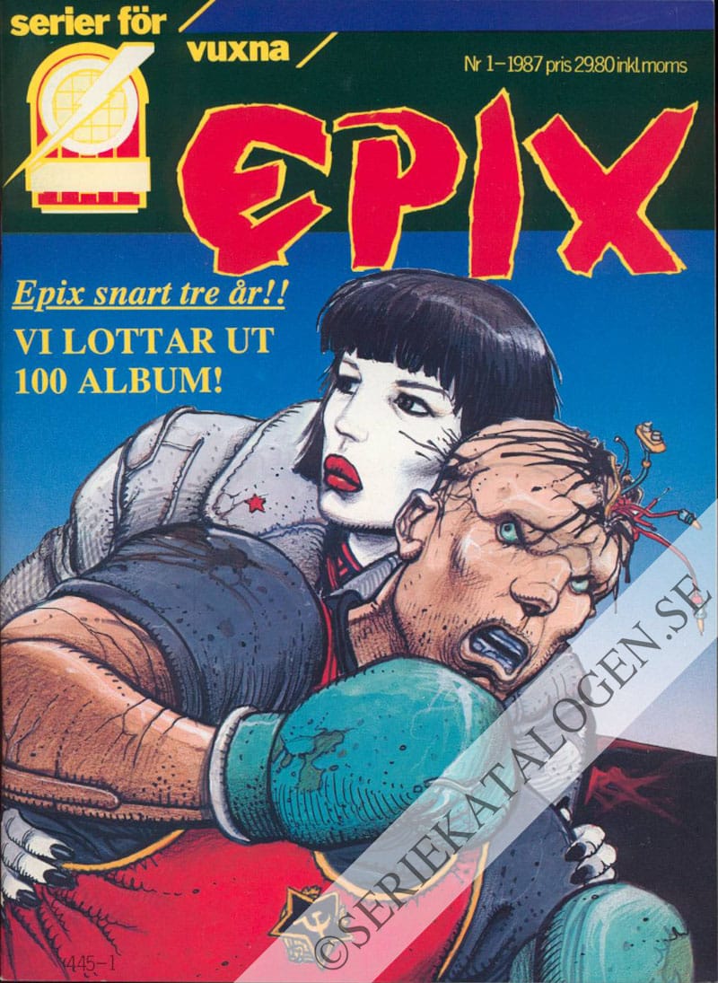 Framsida på Epix #1 (1987)