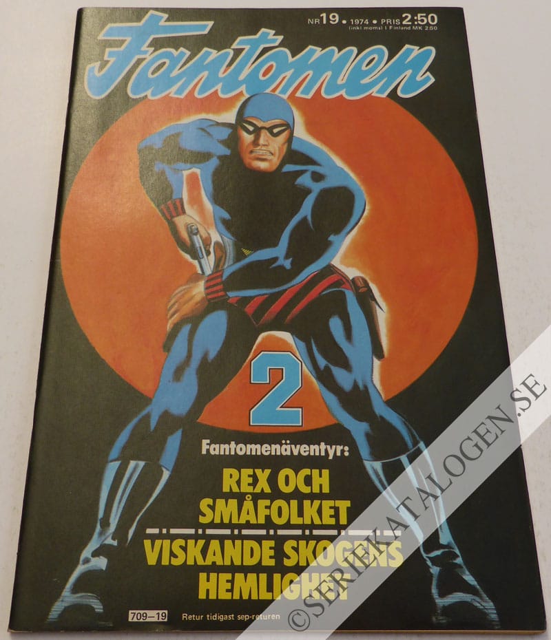 Framsida på Fantomen #19 (1974)