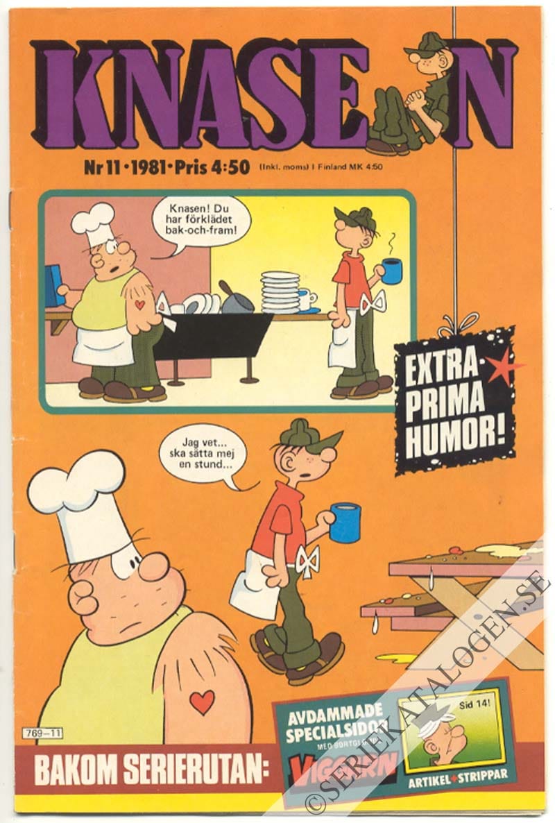 Framsida på Knasen #11 (1981)