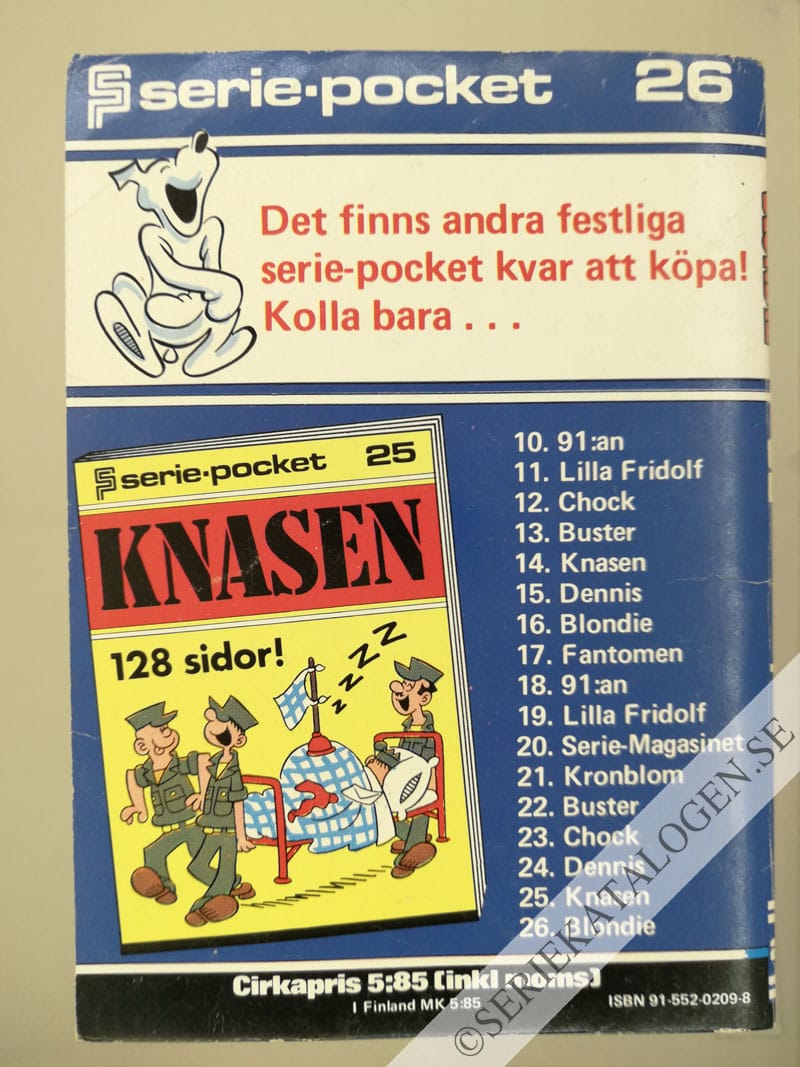 Baksida på Blondie (1974)