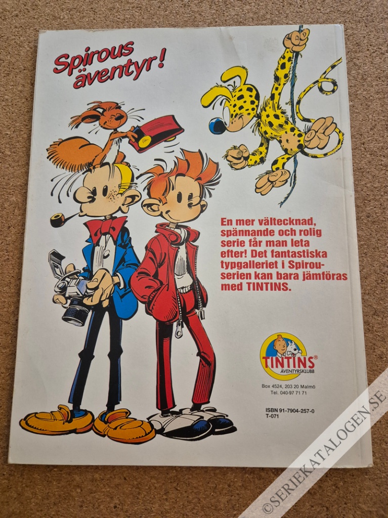 Baksida på Raffel med Zafir (1990)