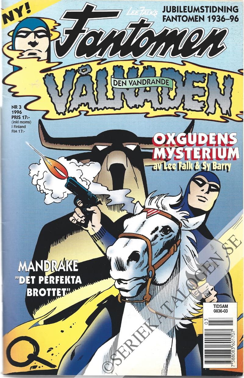Framsida på Fantomen - den vandrande vålnaden #3 (1996)