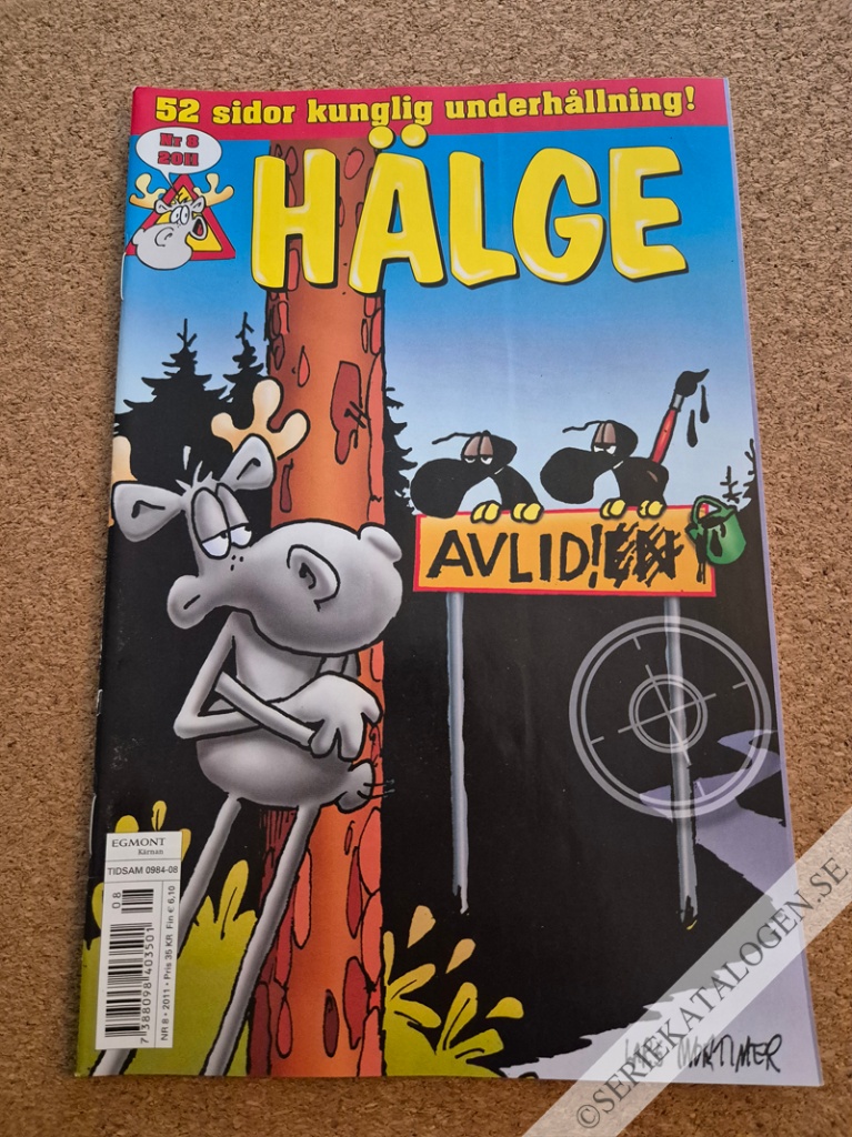 Framsida på Hälge #8 (2011)