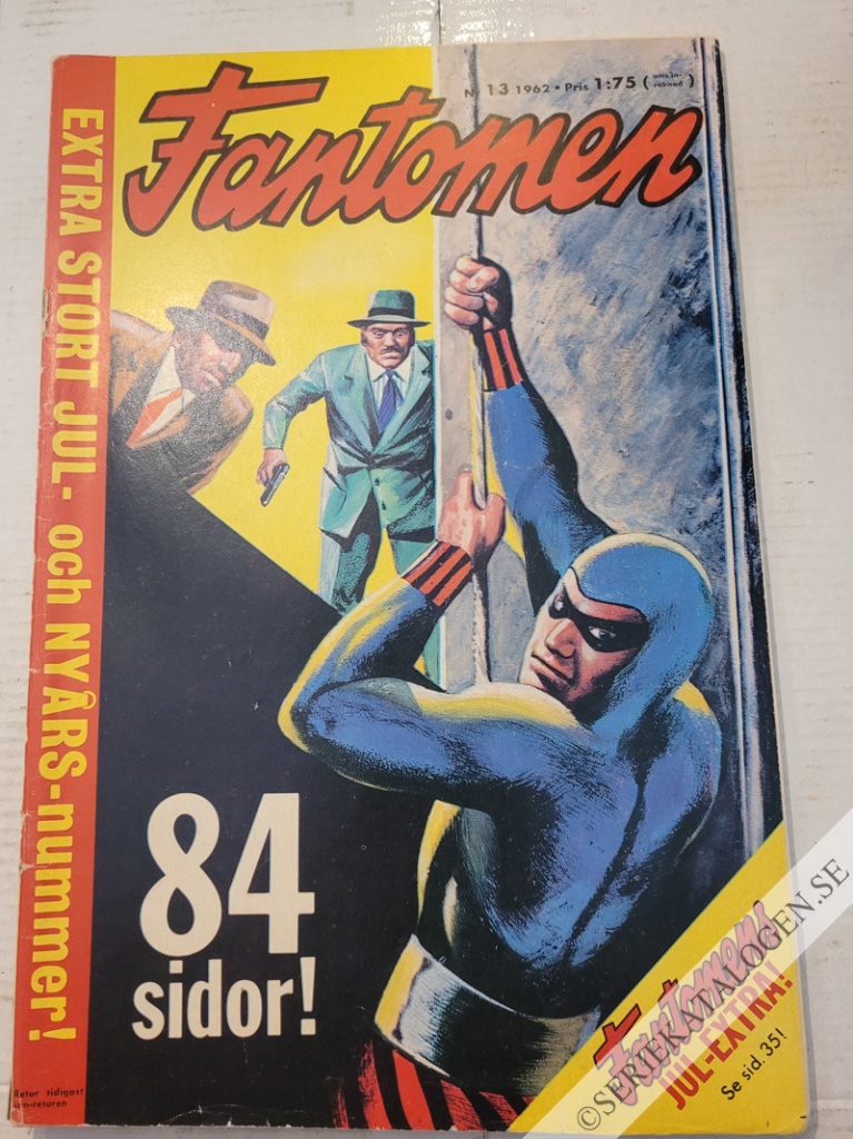 Framsida på Fantomen #13 (1962)