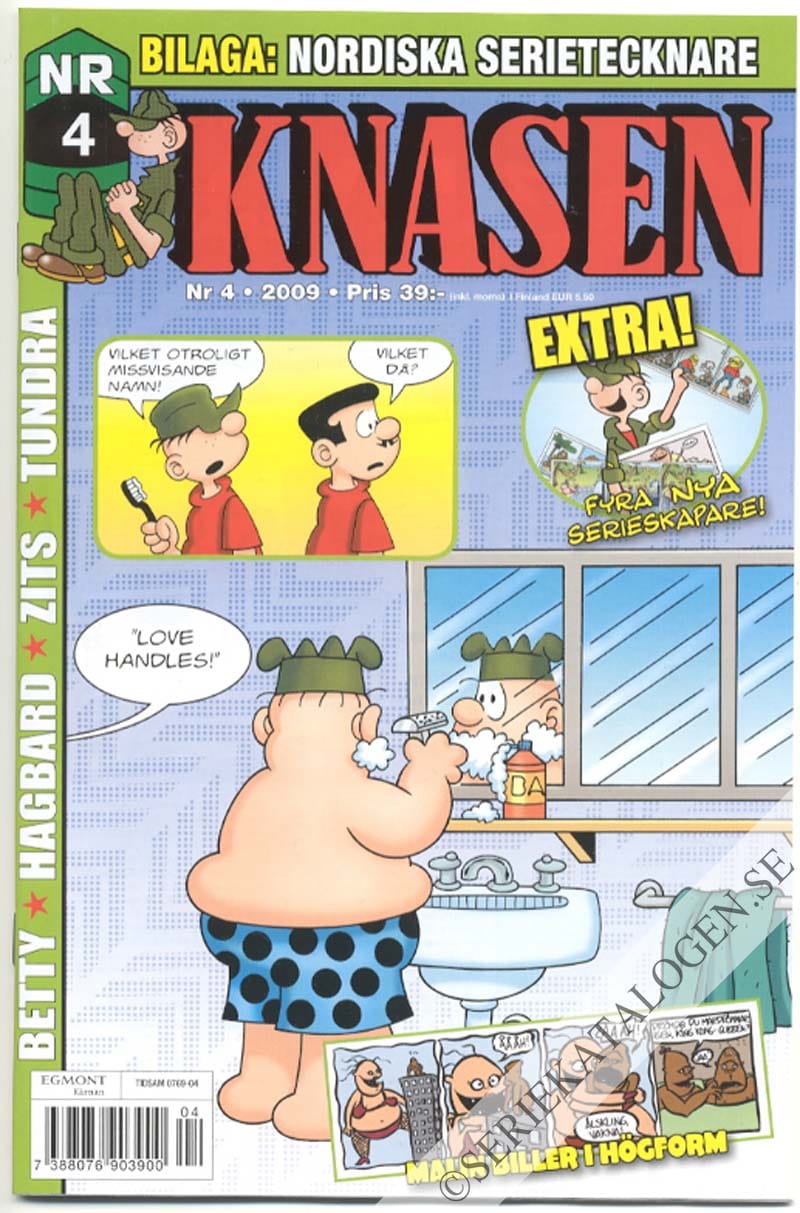 Framsida på Knasen #4 (2009)