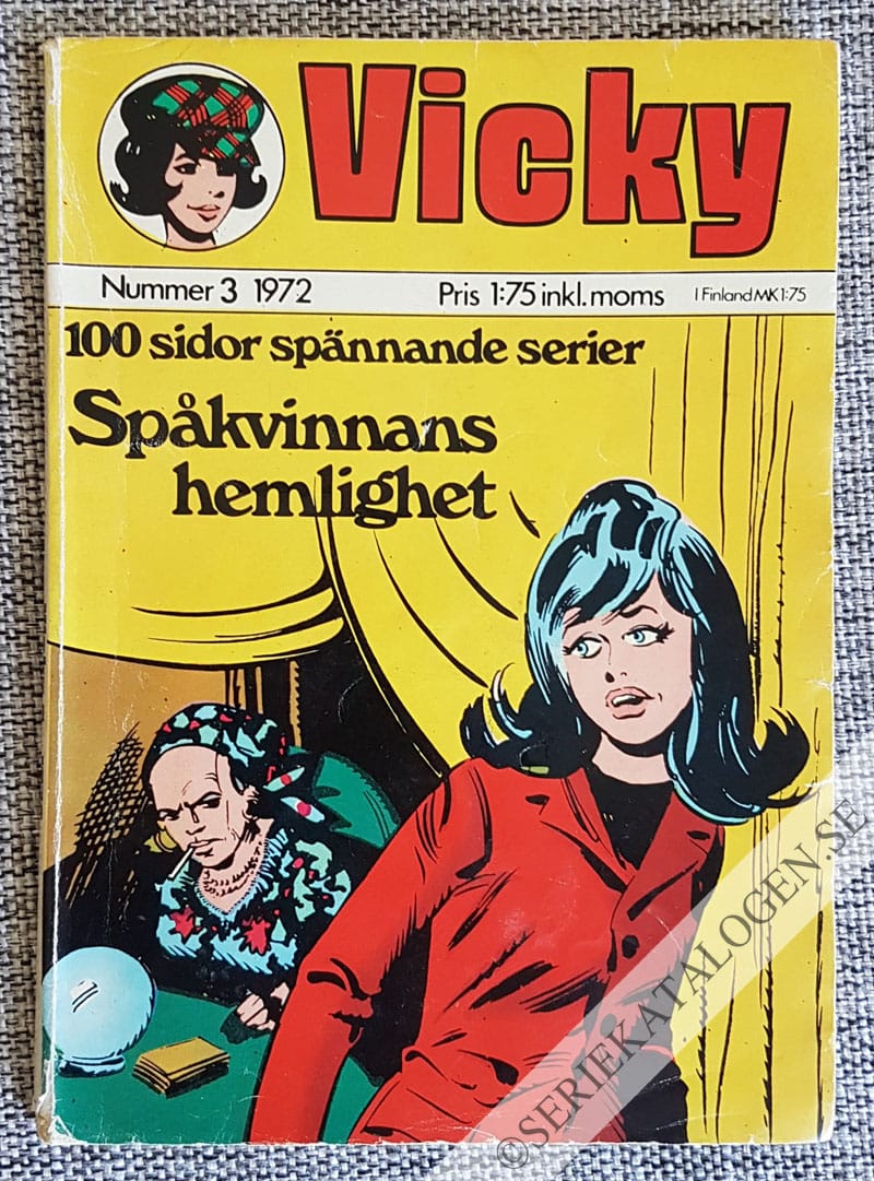 Framsida på Vicky #3 (1972)
