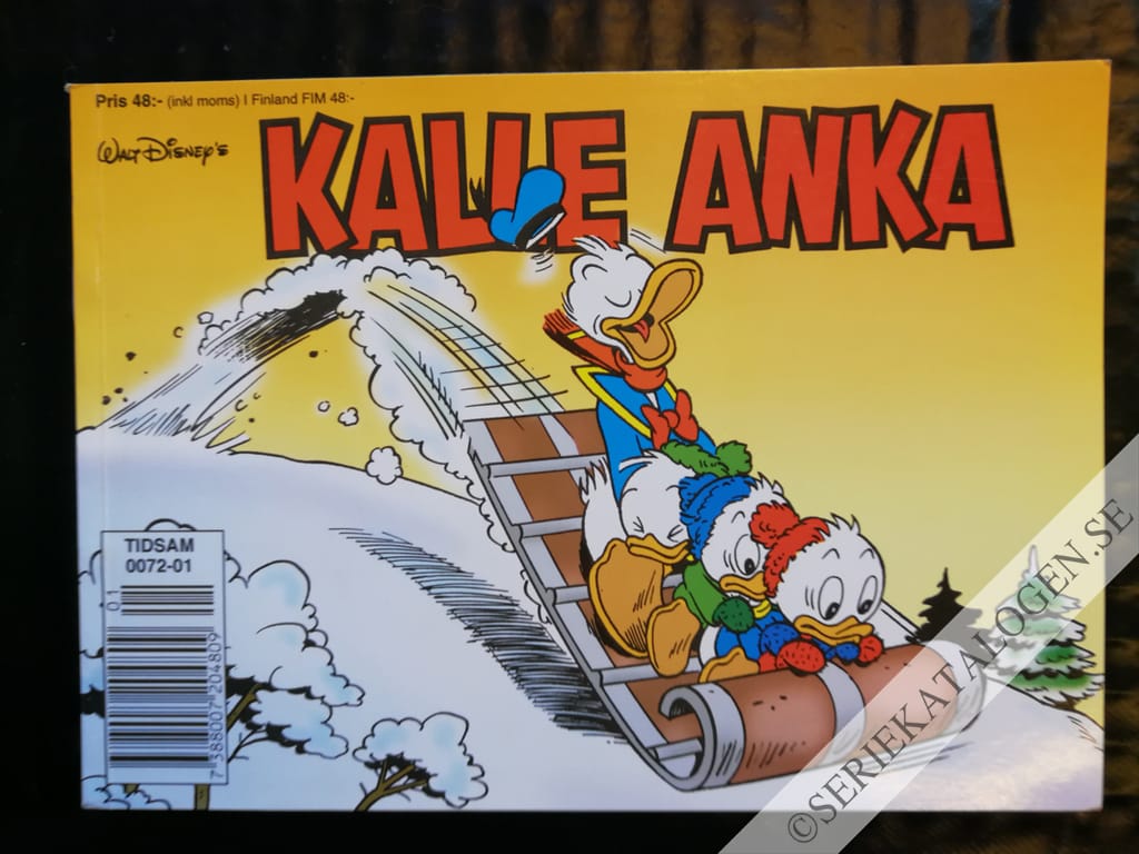 Framsida på Kalle Ankas julbok # (1995)