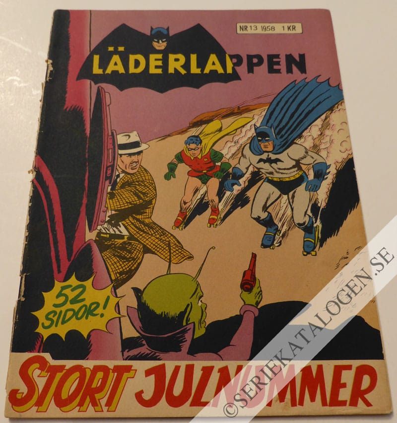 Framsida på Läderlappen och Robin #13 (1958)