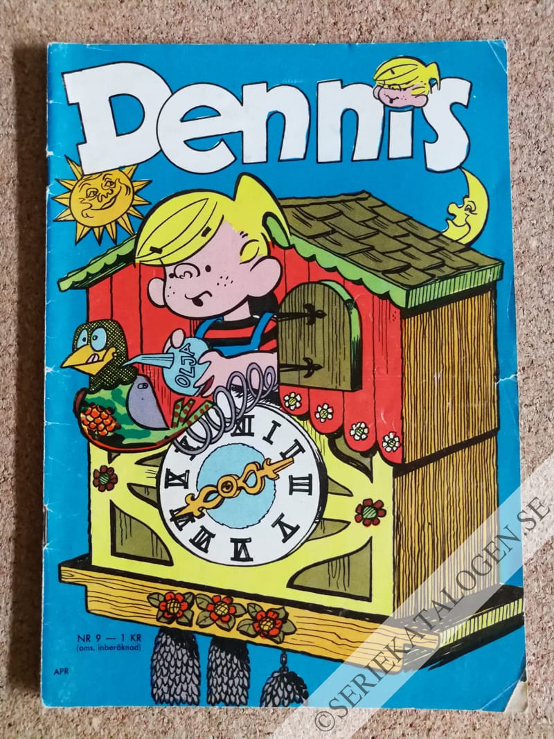 Framsida på Dennis #9 (1967)