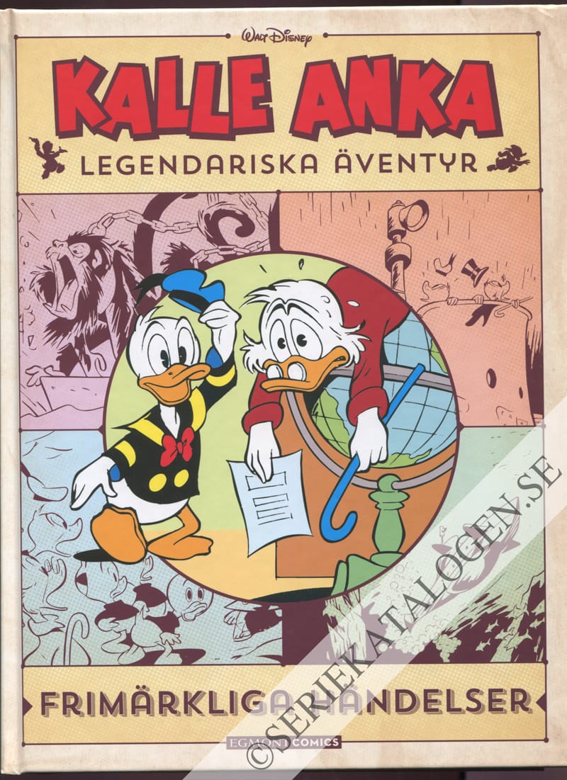 Framsida på Kalle Anka - Legendariska äventyr Frimärkliga händelser (2023)