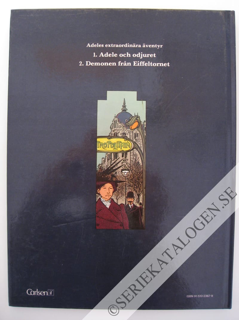 Baksida på Adele och odjuret (1979)