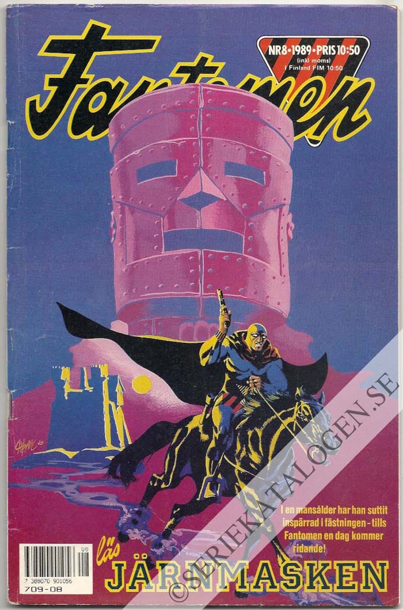 Framsida på Fantomen #8 (1989)