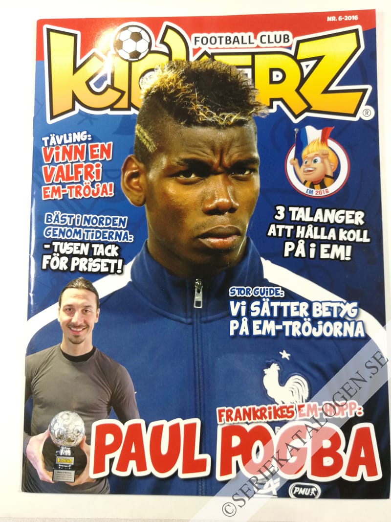 Framsida på Kickerz Football Club #6 (2016)