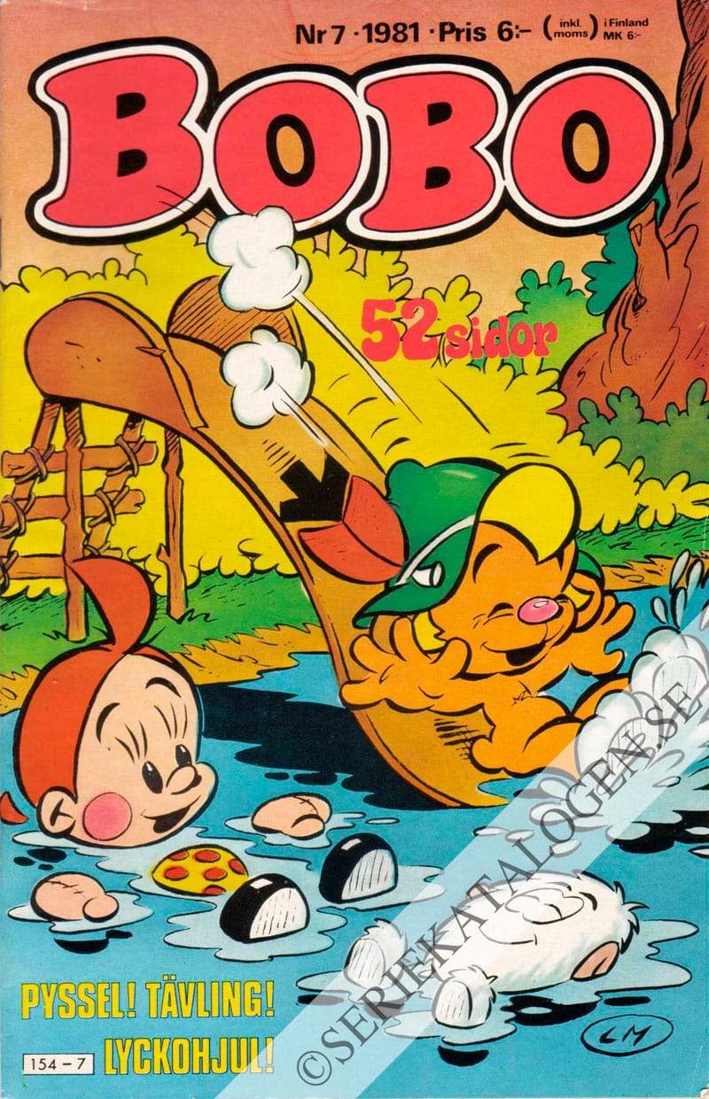 Framsida på Bobo #7 (1981)