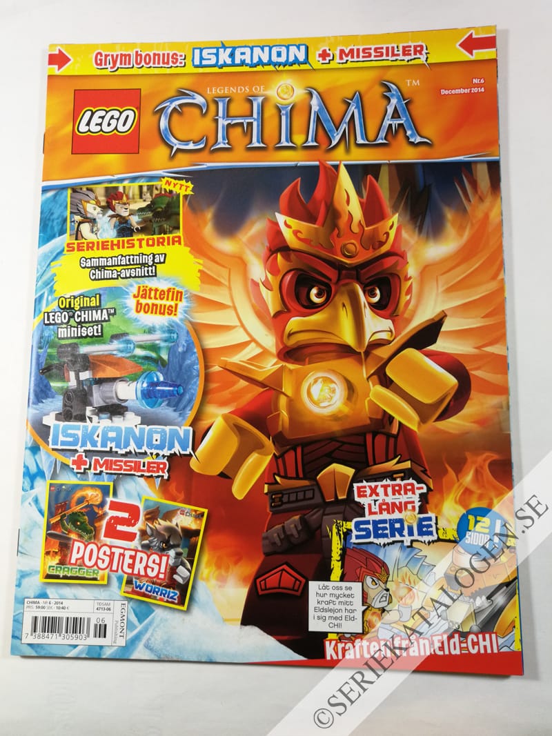 Framsida på Legends of Chima #6 (2014)