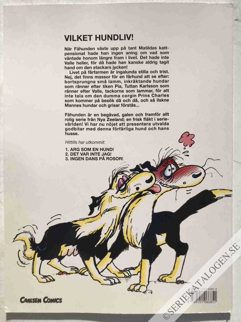 Baksida på Ingen dans på rosor! (1993)