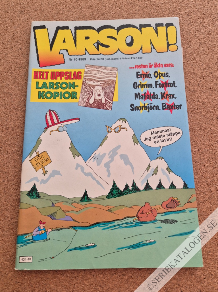 Framsida på Larson! #10 (1989)