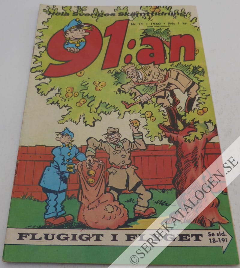 Framsida på 91:an #11 (1960)