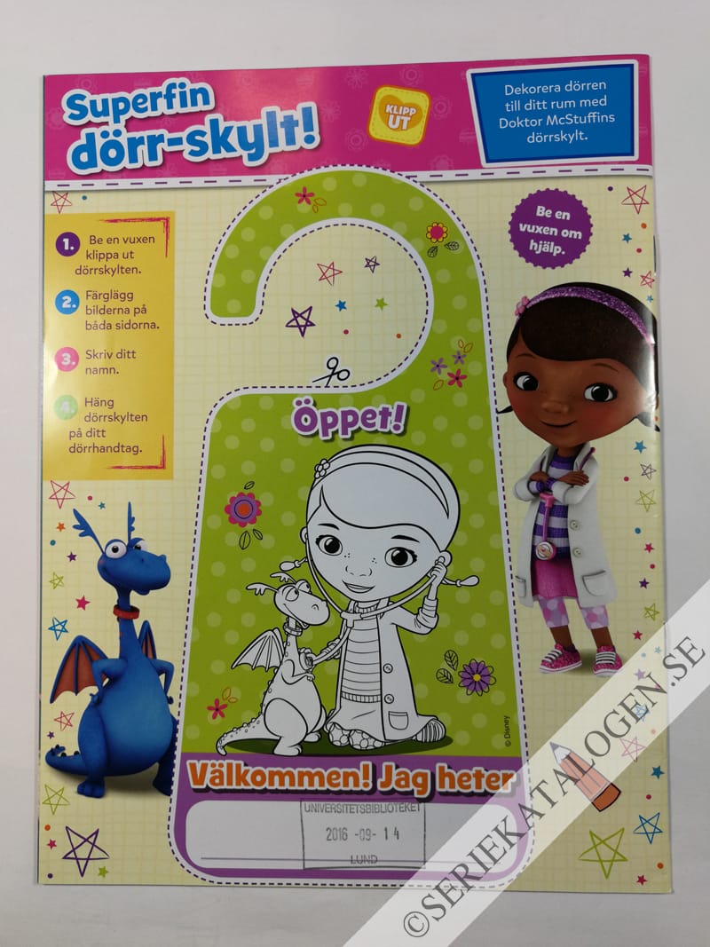 Baksida på Doktor McStuffins (2016)