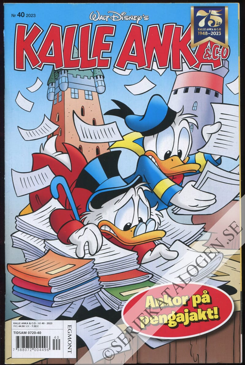 Framsida på Kalle Anka & C:o #40 (2023)