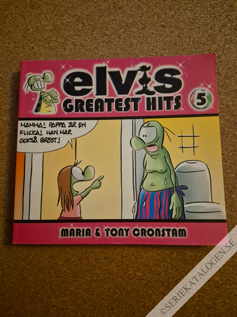Framsida på Elvis - Greatest hits #5 (2012)