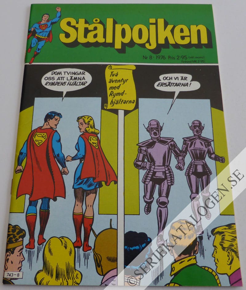 Framsida på Stålpojken #8 (1976)
